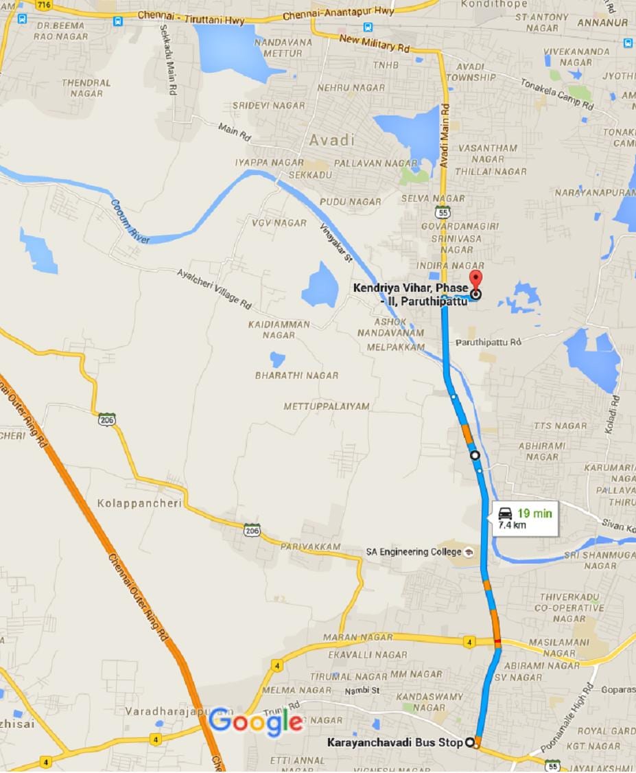 Chennai Avadi kart