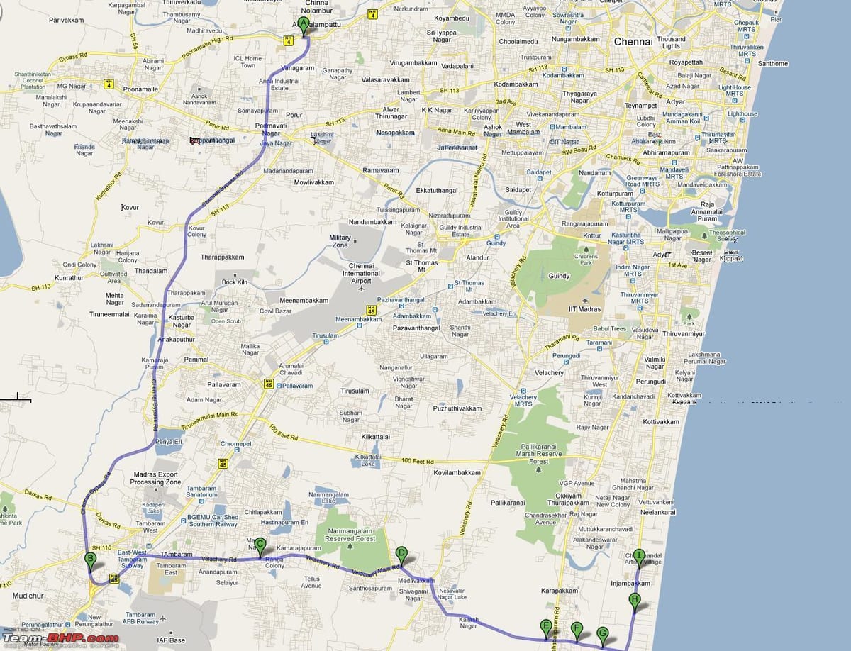 rute Chennai