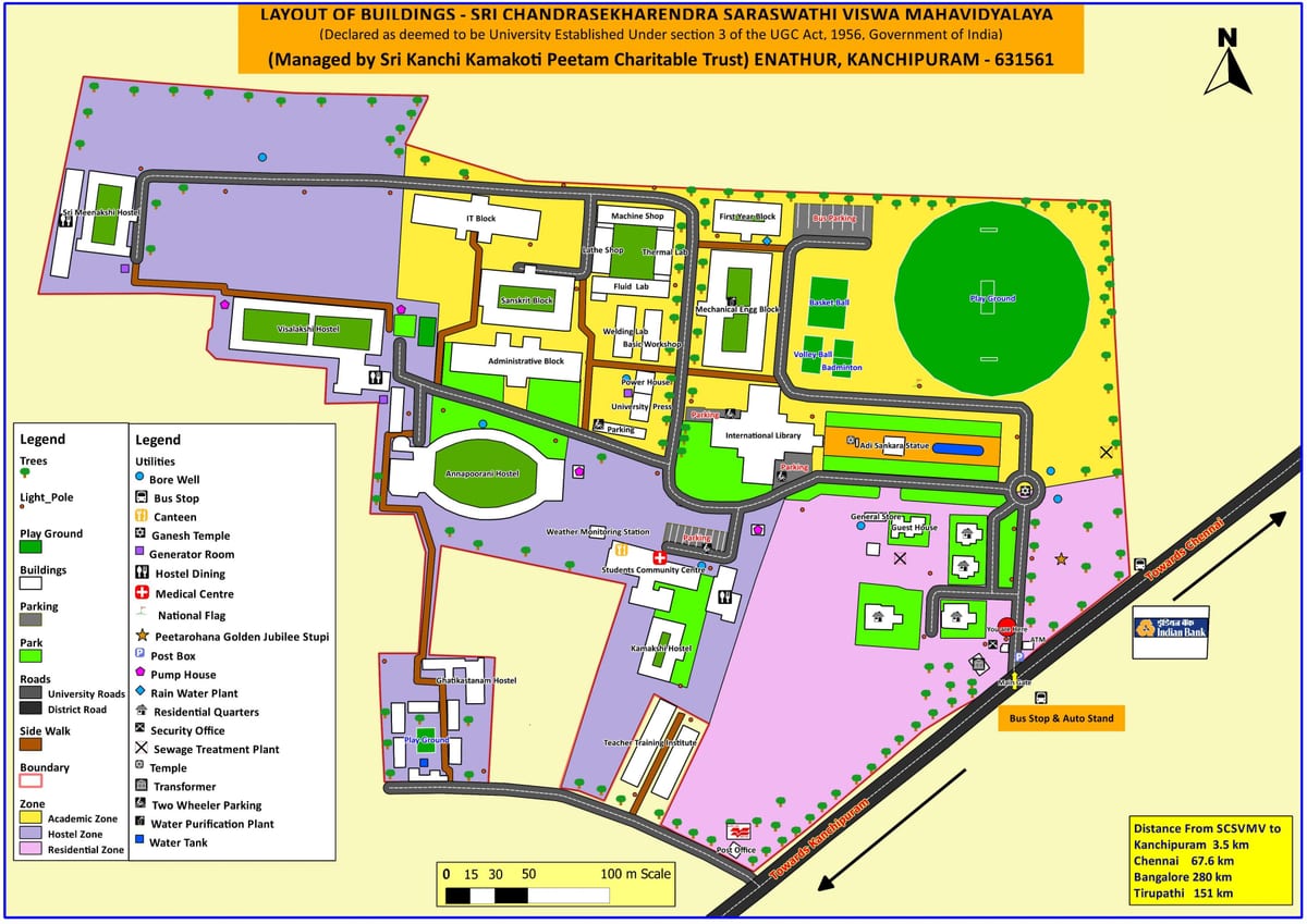 kart over VIT Chennai Campus