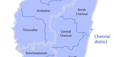 Chennai grense kart