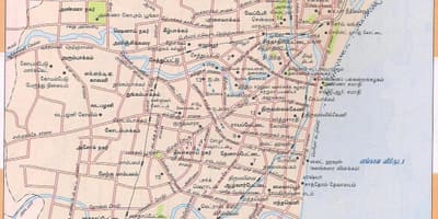 Ruten kartet i Chennai