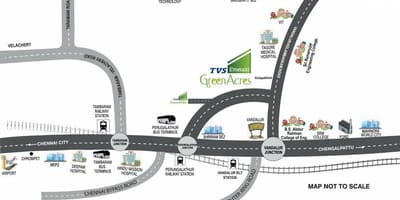 Kart av Chennai Perungalathur