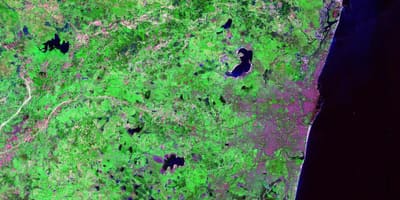 Satellitt kart over Chennai